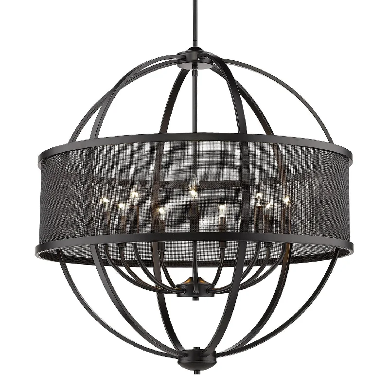 Large Chandeliers for Grand Halls and FoyersColson BLK Chandelier
