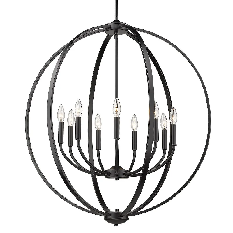 Chandeliers for Living Rooms to Create a Focal PointColson BLK Chandelier