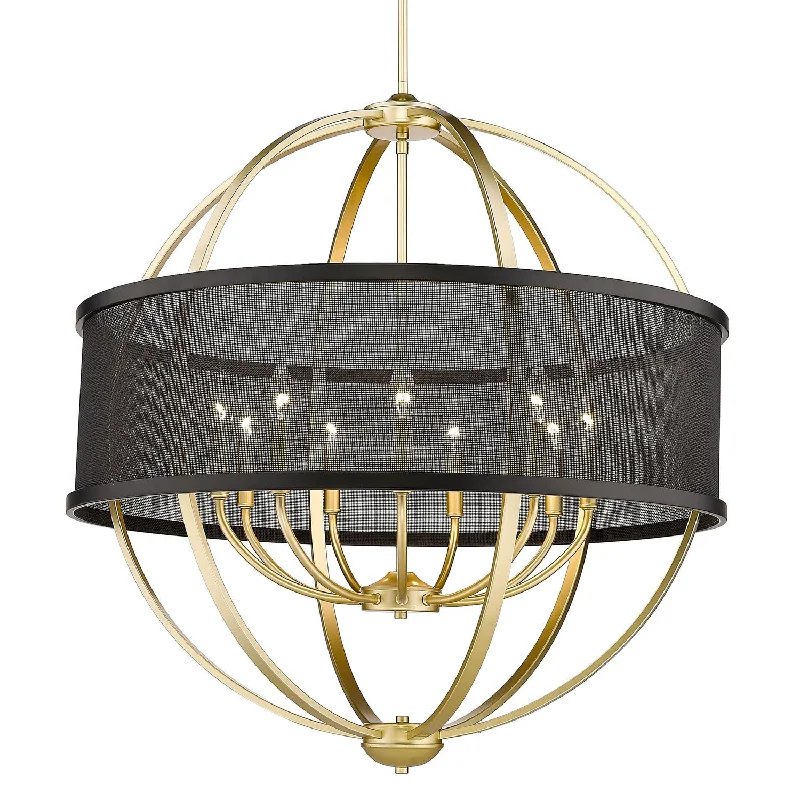 Chandeliers with Metal Frames in Silver FinishColson OG Chandelier