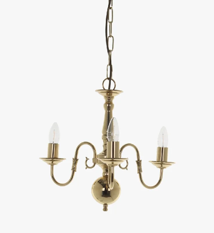 Chandeliers with Multiple Lights for Maximum IlluminationImpex BF00350/03/PB Flemish Chandelier Polished Brass Chandeliers with Multiple Lights for Maximum IlluminationImpex BF00350/03/PB Flemish Chandelier Polished Brass