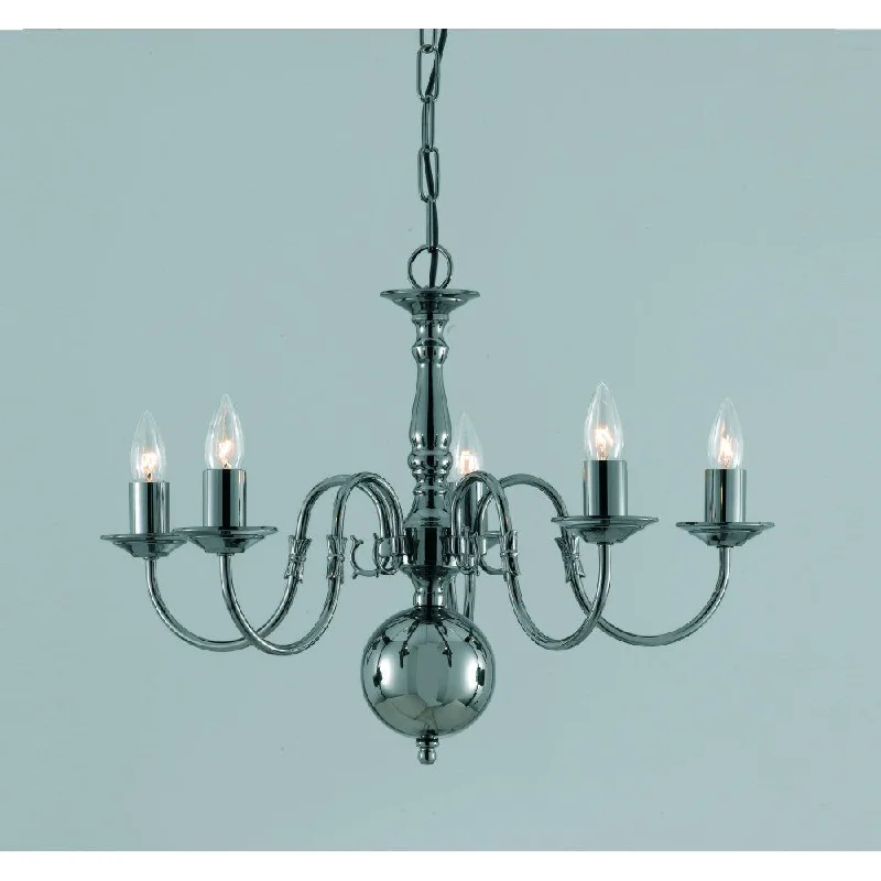Chandeliers with Candle - Style Bulbs for a Classic AestheticImpex BF00350/05/GM Flemish Chandelier Gun Metal Chandeliers with Candle - Style Bulbs for a Classic AestheticImpex BF00350/05/GM Flemish Chandelier Gun Metal