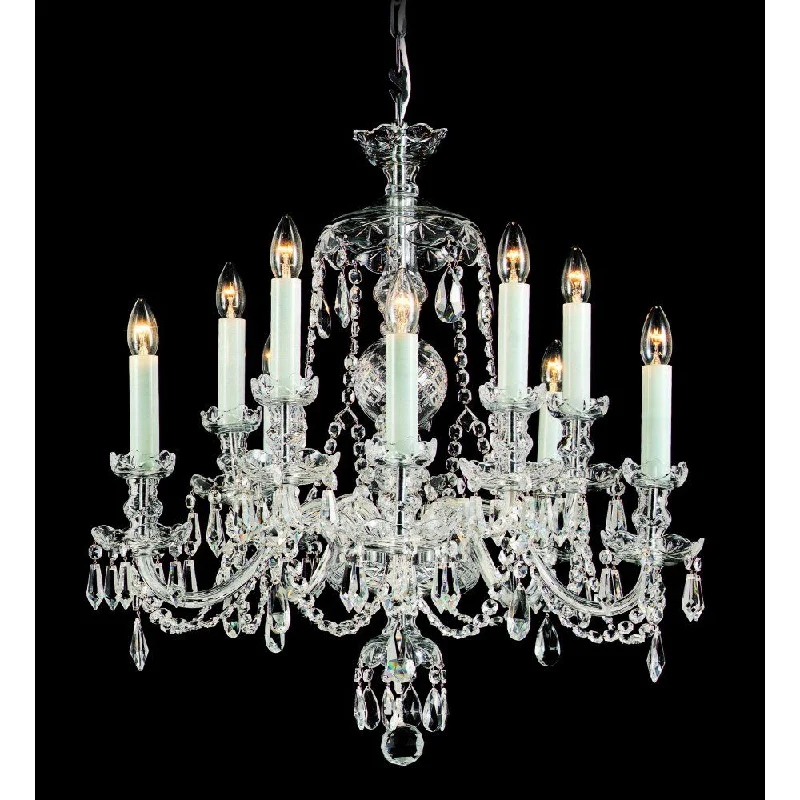 Industrial Iron Chandeliers for Loft - Inspired SpacesImpex CB125793/10 Frydek Lead Crystal Chandelier Industrial Iron Chandeliers for Loft - Inspired SpacesImpex CB125793/10 Frydek Lead Crystal Chandelier
