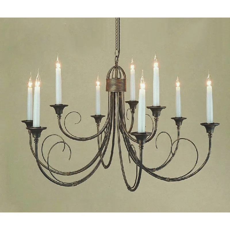 Incandescent Chandeliers for a Warm and Traditional GlowImpex SMRR00119/BLKG Classica Original Pendant