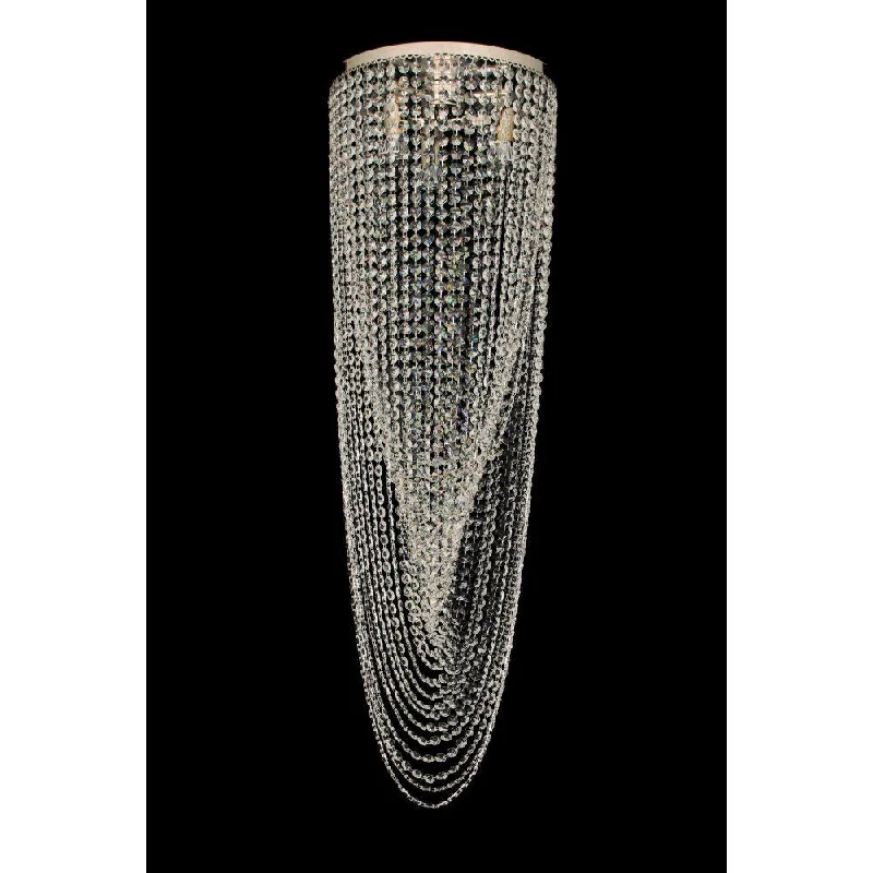 Chandeliers with Metal Frames in Copper FinishImpex STLED201181/50/05/CH Beehive Led Crystal