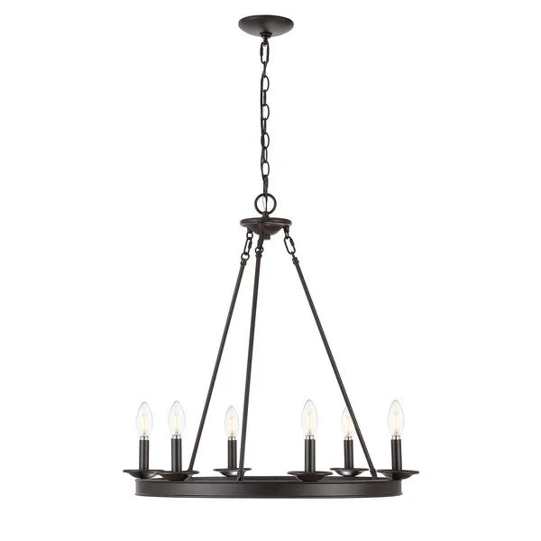 Incandescent Chandeliers for a Warm and Traditional GlowJORIS 6LT CHANDELIER