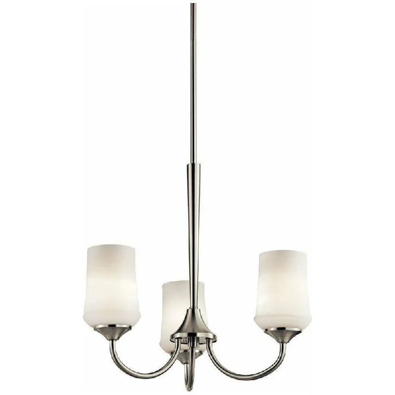 Chandeliers with Metal Frames in Gold FinishKichler Aubrey Chandelier 3Lt LED