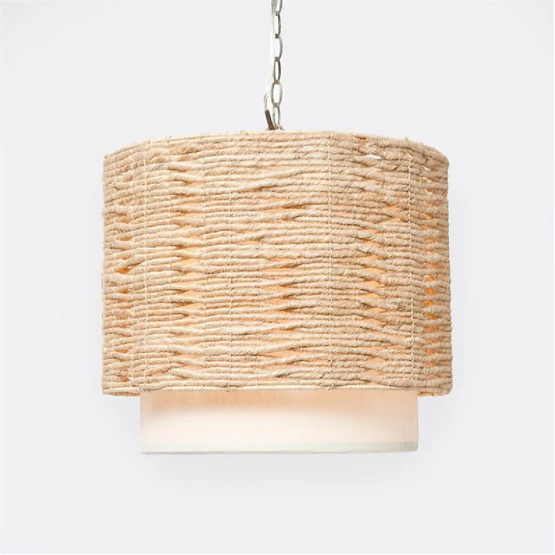 Chandeliers with Venetian Glass for a Luxurious LookMade Goods Amani Abaca Rope Drum Chandelier Chandeliers with Venetian Glass for a Luxurious LookMade Goods Amani Abaca Rope Drum Chandelier