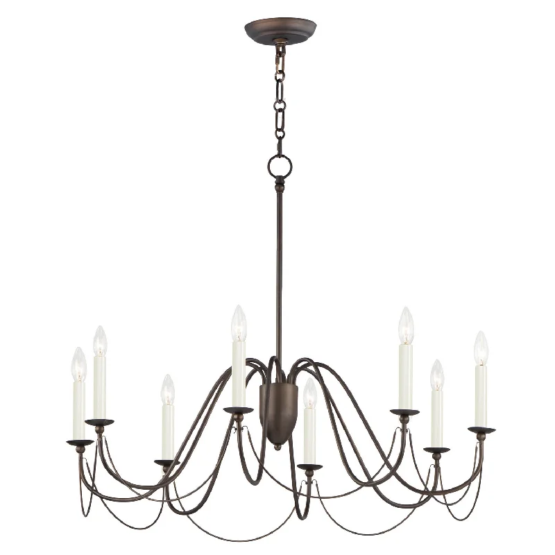 Chandeliers with Adjustable Height for Custom InstallationMaxim Plumette 12168CHB Chandelier Light - Chestnut Bronze Chandeliers with Adjustable Height for Custom InstallationMaxim Plumette 12168CHB Chandelier Light - Chestnut Bronze