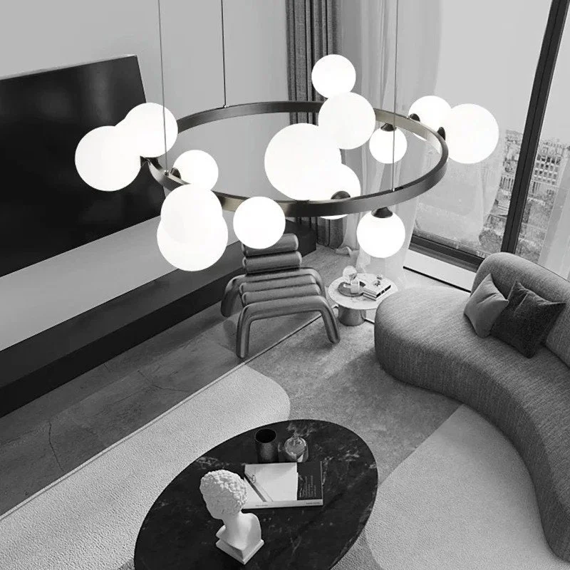 Ceiling - Mounted Chandeliers for Standard CeilingsMenat Round Chandelier