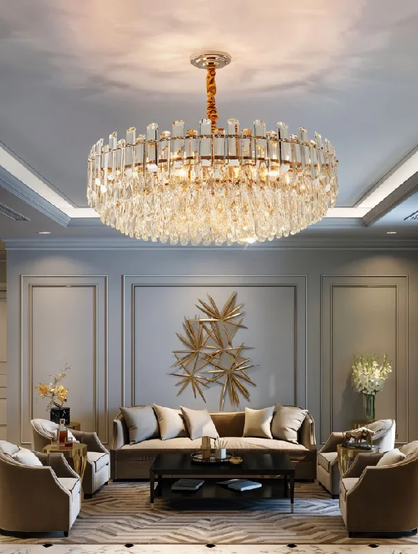 Chandeliers with Venetian Glass for a Luxurious LookMisbah Linear Chandelier