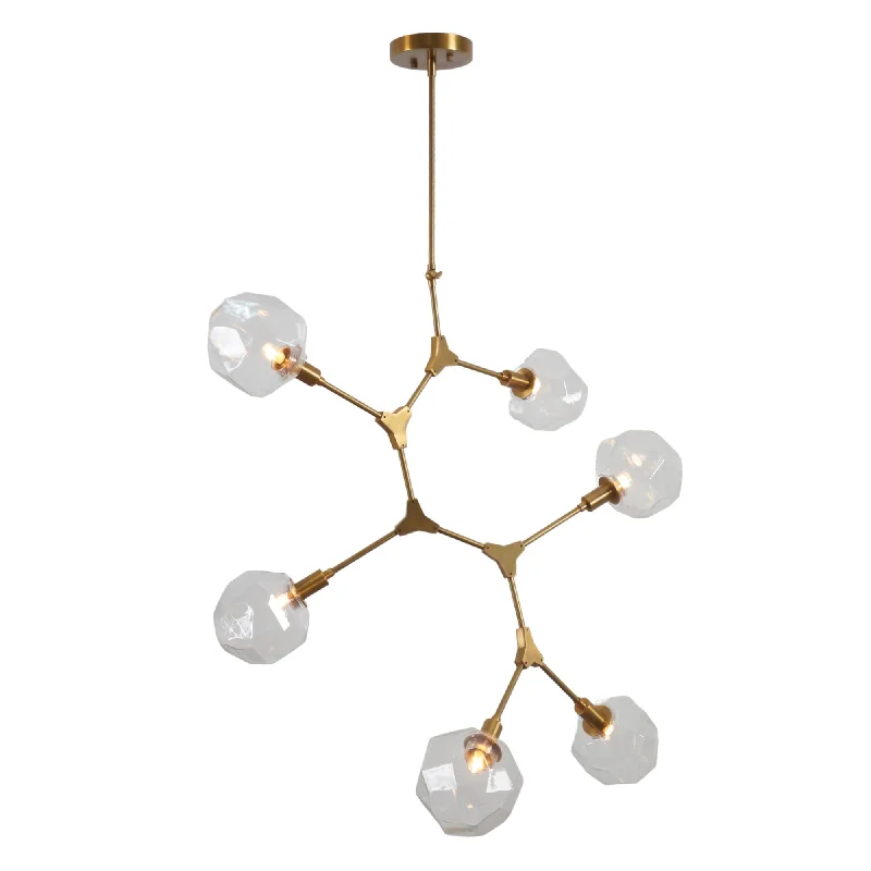 Chandeliers with Sputnik - Style Design for a Futuristic VibeModern Brass Six Globe Sputnik Branch Chandelier Chandeliers with Sputnik - Style Design for a Futuristic VibeModern Brass Six Globe Sputnik Branch Chandelier