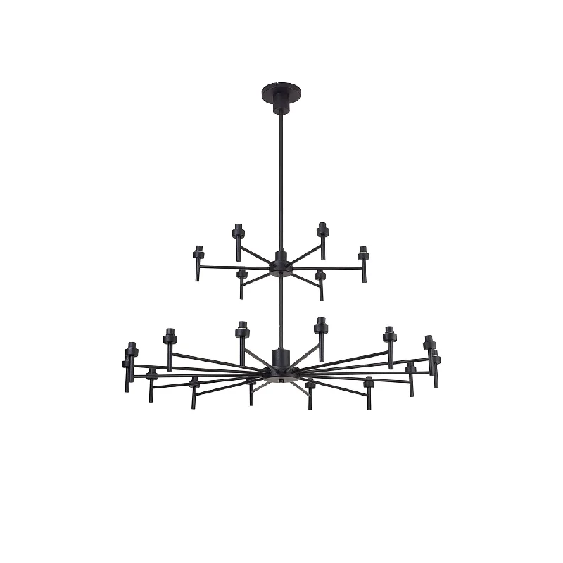 French Country Chandeliers with a Romantic AuraNelson Lighting NL92709 Iona 20 Light Chandelier Satin Black French Country Chandeliers with a Romantic AuraNelson Lighting NL92709 Iona 20 Light Chandelier Satin Black