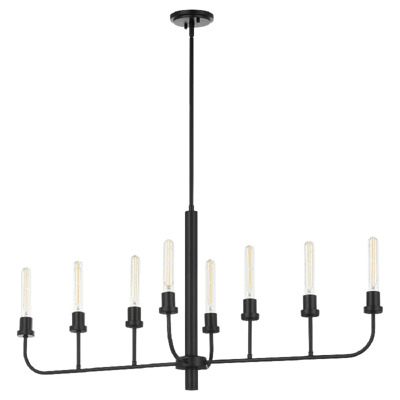 Chandeliers with Colored Glass for a Splash of ColorQuorum Sheridan 622-8-59 Pendant Light - Matte Black Chandeliers with Colored Glass for a Splash of ColorQuorum Sheridan 622-8-59 Pendant Light - Matte Black