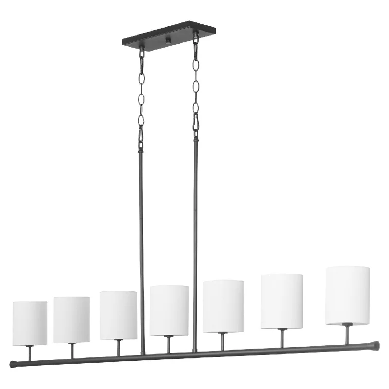 Mid - Century Modern Chandeliers for Vintage AppealQuorum Harmony 647-7-59 Pendant Light - Matte Black Mid - Century Modern Chandeliers for Vintage AppealQuorum Harmony 647-7-59 Pendant Light - Matte Black