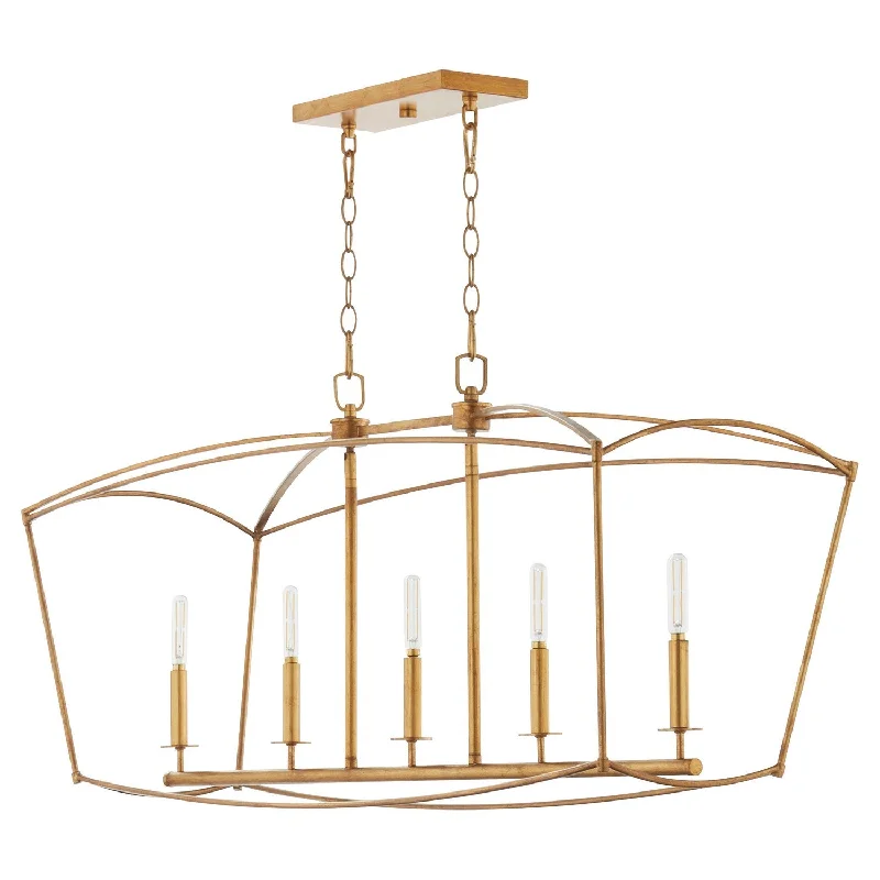 Chandeliers with Venetian Glass for a Luxurious LookQuorum Mantle 6512-5-74 Pendant Light - Gold Leaf Chandeliers with Venetian Glass for a Luxurious LookQuorum Mantle 6512-5-74 Pendant Light - Gold Leaf