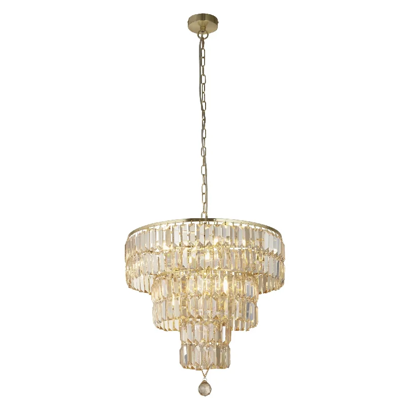 Chandeliers with Metal Frames in Silver FinishSearchlight 1375-5SB Empire 5 Light Pendant Satin Brass Metal Champagne Glass Chandeliers with Metal Frames in Silver FinishSearchlight 1375-5SB Empire 5 Light Pendant Satin Brass Metal Champagne Glass