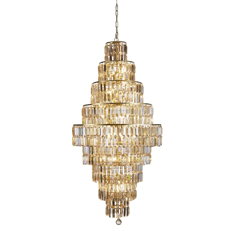 Modern Crystal Chandeliers for Contemporary HomesSearchlight 1500SB Empire 13 Light Chandelier Satin Brass Metal Champagne Glass Modern Crystal Chandeliers for Contemporary HomesSearchlight 1500SB Empire 13 Light Chandelier Satin Brass Metal Champagne Glass
