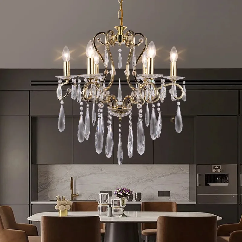 Chandeliers for Low Ceilings to Avoid OvercrowdingTaqlidi Chandelier Light