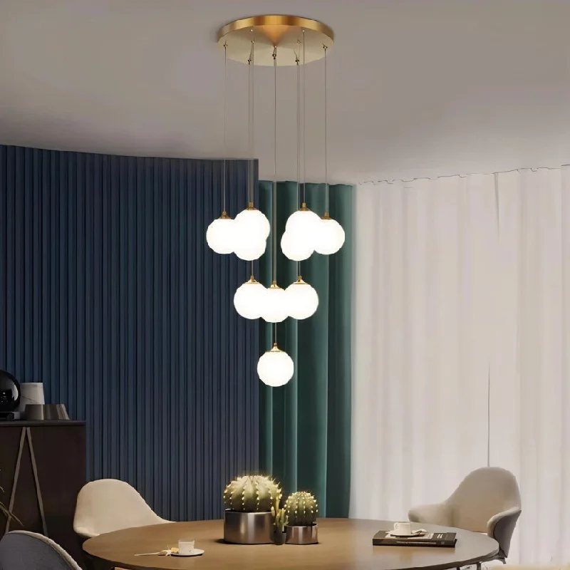 Chandeliers with Murano Glass for a High - End Artistic TouchVibha Round Chandelier Chandeliers with Murano Glass for a High - End Artistic TouchVibha Round Chandelier