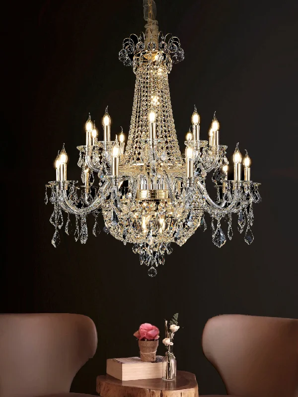 Bohemian - Style Beaded Chandeliers for Eclectic DecorVictoria 10+10+10 Chandelier