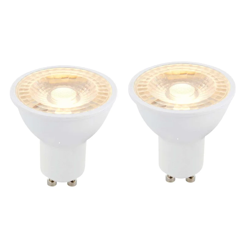  Way Switch Floor Lamp for Multiple Light Intensity Levels2 X GU10 LED 6W 38 Degree Warm White Bulb