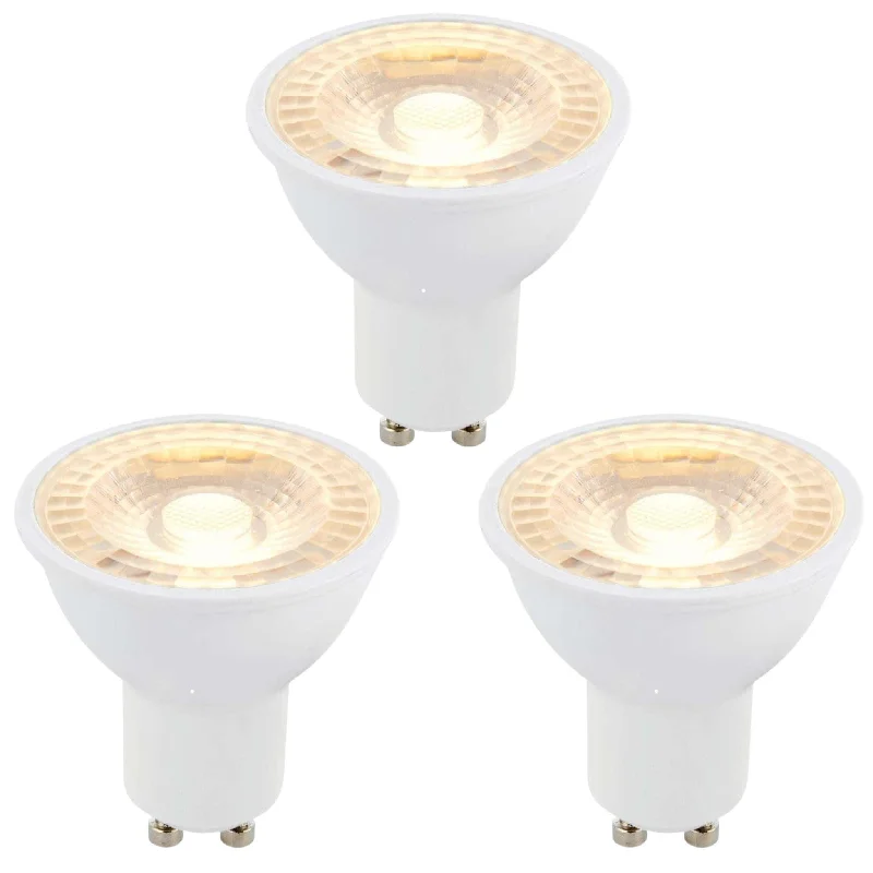  Way Switch Floor Lamp for Multiple Light Intensity Levels3 X GU10 LED 6W 38 Degree Warm White Bulb
