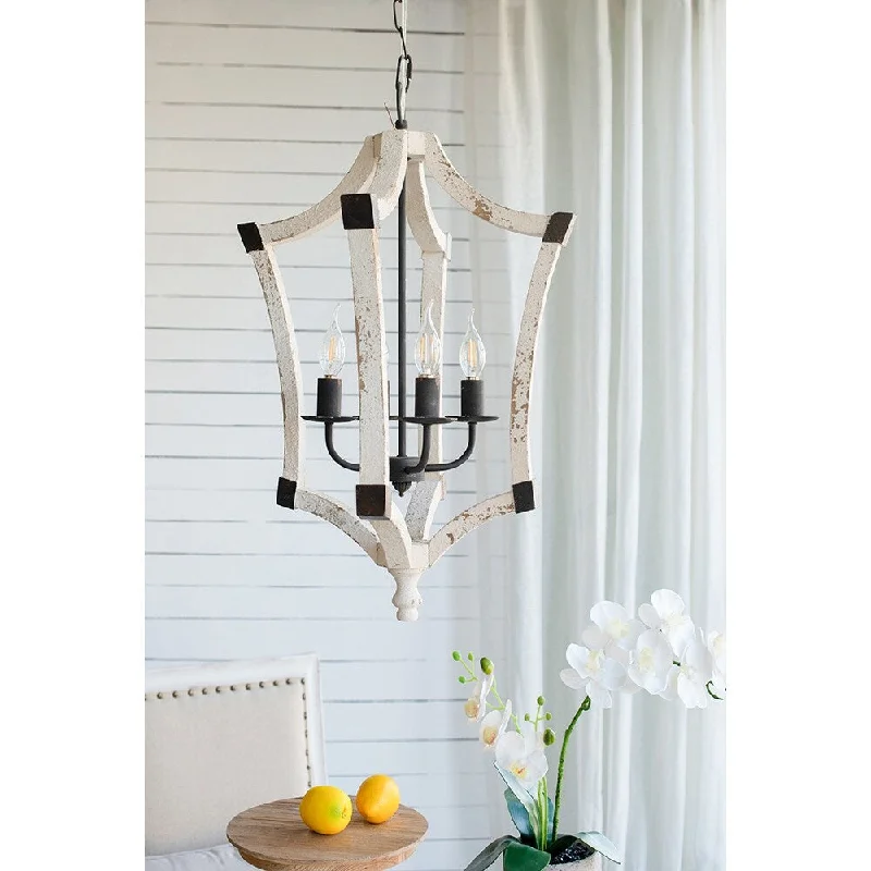 Dimmable Floor Lamp for Adjustable Lighting Ambiance4 - Light Wood Chandelier, Hanging Light Fixture with Adjustable Chain, Bulb Not Included Dimmable Floor Lamp for Adjustable Lighting Ambiance4 - Light Wood Chandelier, Hanging Light Fixture with Adjustable Chain, Bulb Not Included