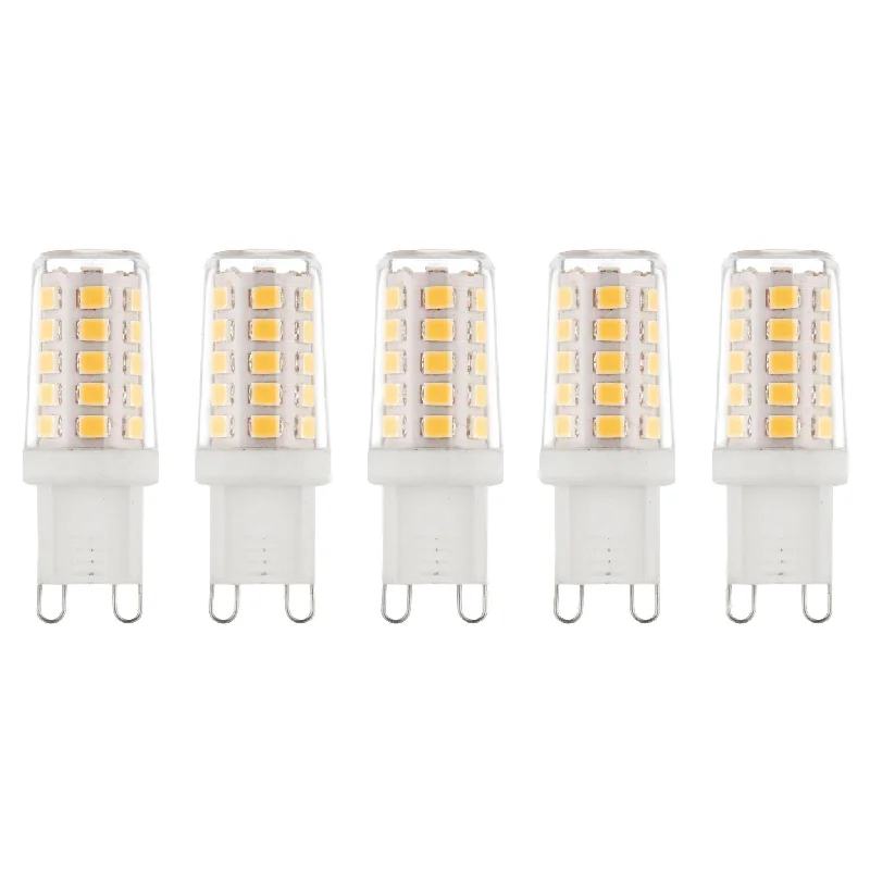 Bohemian Inspired Floor Lamp for Eclectic Home Decor5 x G9 LED Non-Dimmable Light Bulb 2.3W Warm White