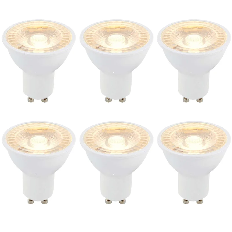 Modern Minimalist Floor Lamp for Contemporary Living Rooms6 X GU10 LED 6W 38 Degree Warm White Bulb