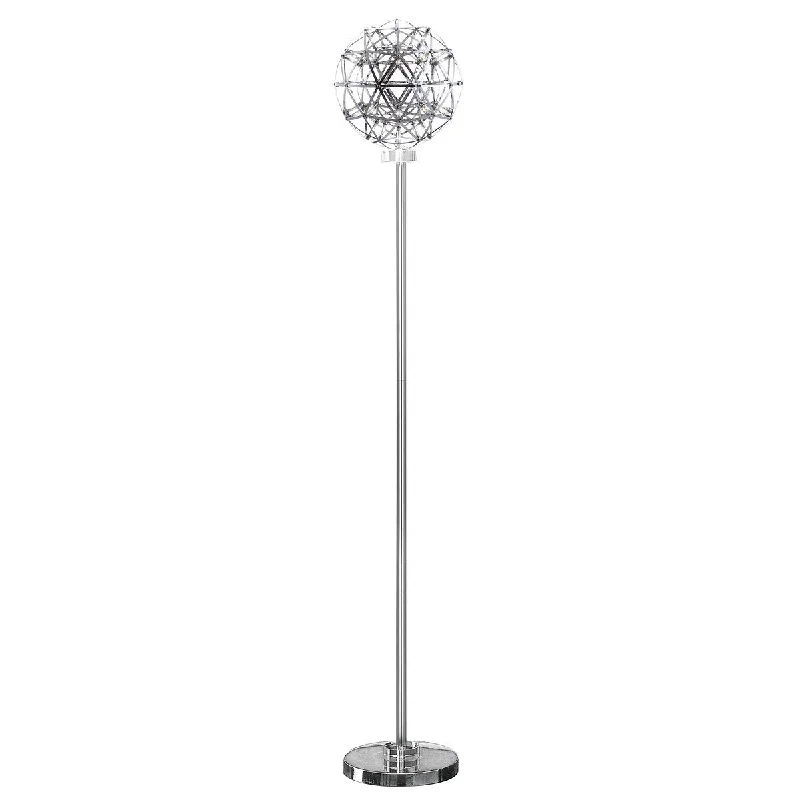 Glass Floor Lamp with Frosted Shades for Soft Diffused Light71.5"H Floor Lamp