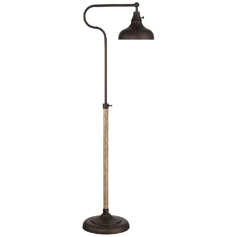 Way Switch Floor Lamp for Multiple Light Intensity LevelsAdjustable Pharmacy Floor Lamp with USB Port 57" Tall Bronze Faux Wood - 12" x 57" Way Switch Floor Lamp for Multiple Light Intensity LevelsAdjustable Pharmacy Floor Lamp with USB Port 57" Tall Bronze Faux Wood - 12" x 57"