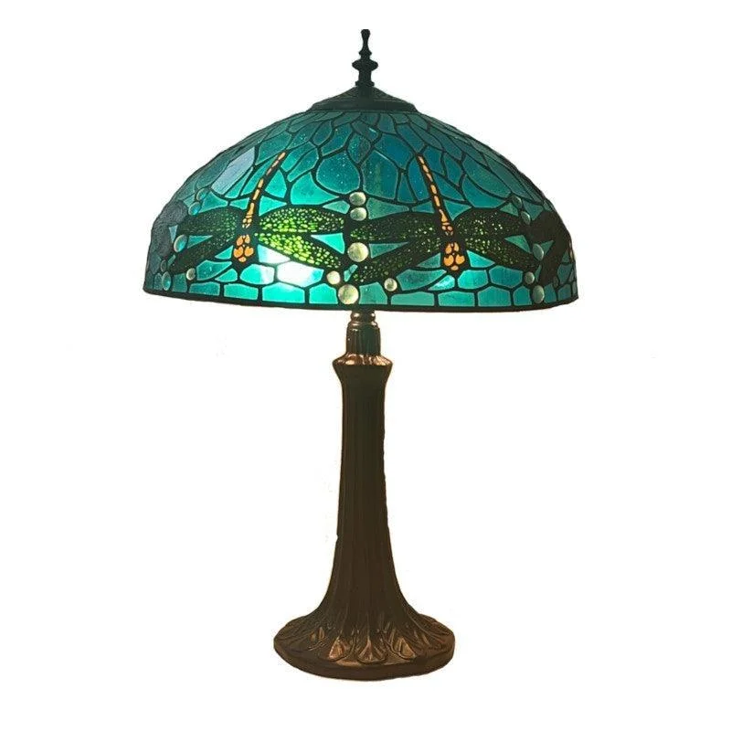 Adjustable Height Floor Lamp for Versatile Lighting NeedsBlue Dragonfly Large Tiffany Table Lamp - 40cm Shade