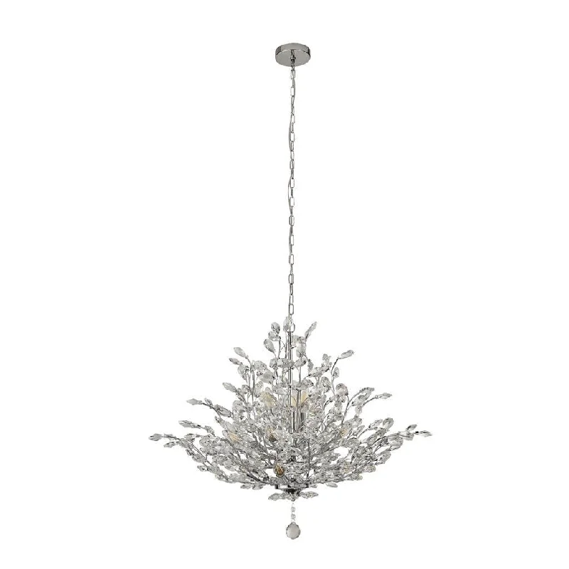 Smart Floor Lamp with Voice Control and Bluetooth ConnectivityBouquet 11 Light Chrome Ceiling Pendant - Crystal Glass Smart Floor Lamp with Voice Control and Bluetooth ConnectivityBouquet 11 Light Chrome Ceiling Pendant - Crystal Glass