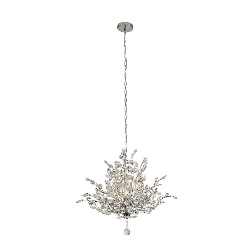 Rustic Farmhouse Style Floor Lamp for Cozy BedroomsBouquet 7 Light Chrome Pendant - Crystal Glass Searchlight Rustic Farmhouse Style Floor Lamp for Cozy BedroomsBouquet 7 Light Chrome Pendant - Crystal Glass Searchlight