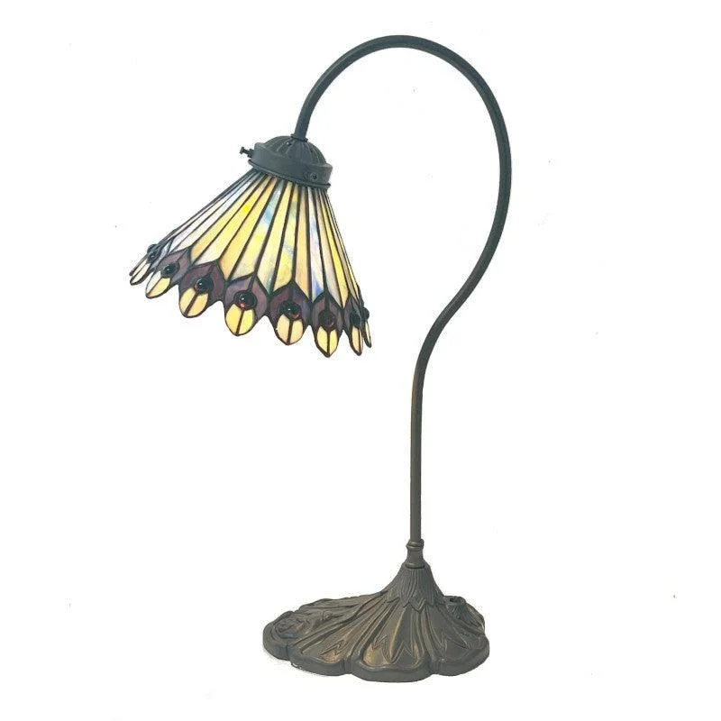  Way Switch Floor Lamp for Multiple Light Intensity LevelsBroadway Swan Neck Tiffany Lamp - Tiffany Lighting Direct