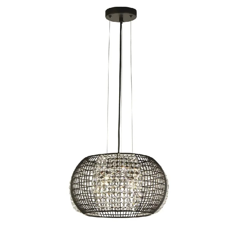 Modern Minimalist Floor Lamp for Contemporary Living RoomsCage 4 Light Black Drum Pendant - Crystal Glass Panels Modern Minimalist Floor Lamp for Contemporary Living RoomsCage 4 Light Black Drum Pendant - Crystal Glass Panels