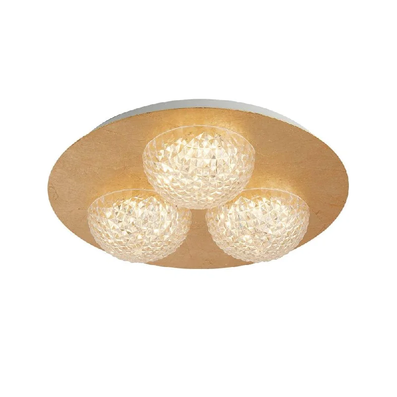 Rustic Farmhouse Style Floor Lamp for Cozy BedroomsCelestia 3 Light Round LED Flush Ceiling Light - Gold & Acrylic Rustic Farmhouse Style Floor Lamp for Cozy BedroomsCelestia 3 Light Round LED Flush Ceiling Light - Gold & Acrylic