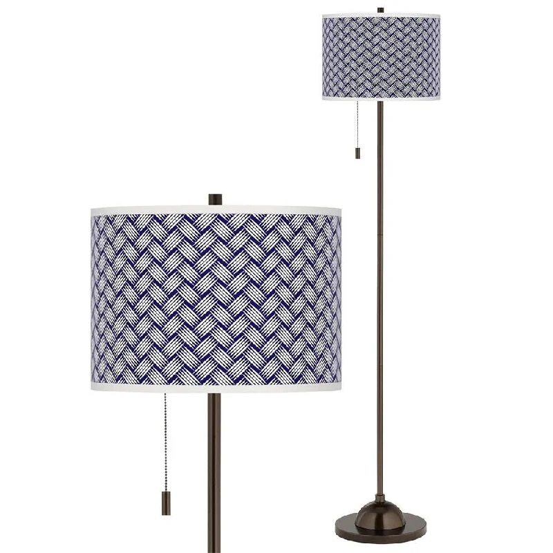 Modern Minimalist Floor Lamp for Contemporary Living RoomsColor Weave Bronze Club Floor Lamp - 13" x 62" Modern Minimalist Floor Lamp for Contemporary Living RoomsColor Weave Bronze Club Floor Lamp - 13" x 62"
