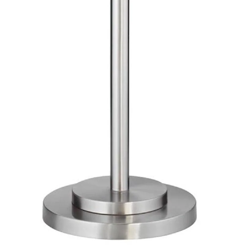 Marble Base Floor Lamp for a Touch of LuxuryCone Branch Brushed Nickel Garth Floor Lamp - 18" x 63" Marble Base Floor Lamp for a Touch of LuxuryCone Branch Brushed Nickel Garth Floor Lamp - 18" x 63"