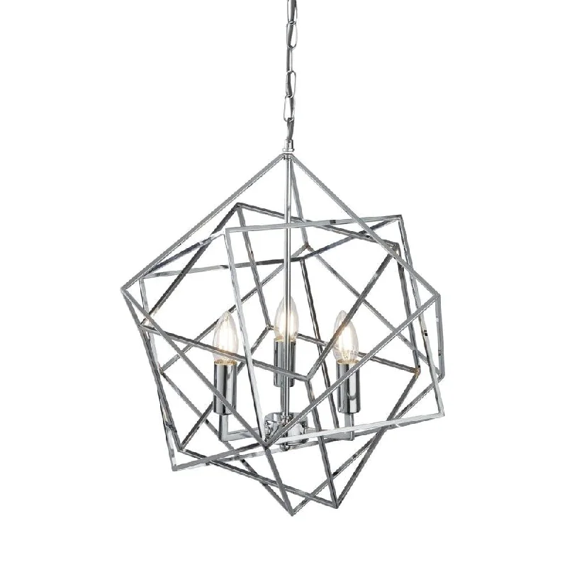 Rustic Farmhouse Style Floor Lamp for Cozy BedroomsCube 3 Light Chrome Geometric Cube Ceiling Pendant Rustic Farmhouse Style Floor Lamp for Cozy BedroomsCube 3 Light Chrome Geometric Cube Ceiling Pendant