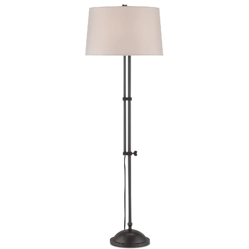 Fabric Floor Lamp with a Linen Shade for a Relaxed AestheticCurrey & Company Kilby Bronze Floor Lamp - 69.75"h x 19"w x 19"d Fabric Floor Lamp with a Linen Shade for a Relaxed AestheticCurrey & Company Kilby Bronze Floor Lamp - 69.75"h x 19"w x 19"d