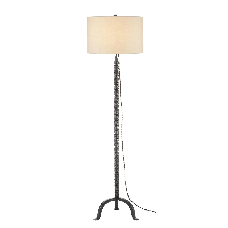 Adjustable Height Floor Lamp for Versatile Lighting NeedsCurrey & Company Sandro Nickel Floor Lamp - 66.25"h x 18"dia. Adjustable Height Floor Lamp for Versatile Lighting NeedsCurrey & Company Sandro Nickel Floor Lamp - 66.25"h x 18"dia.
