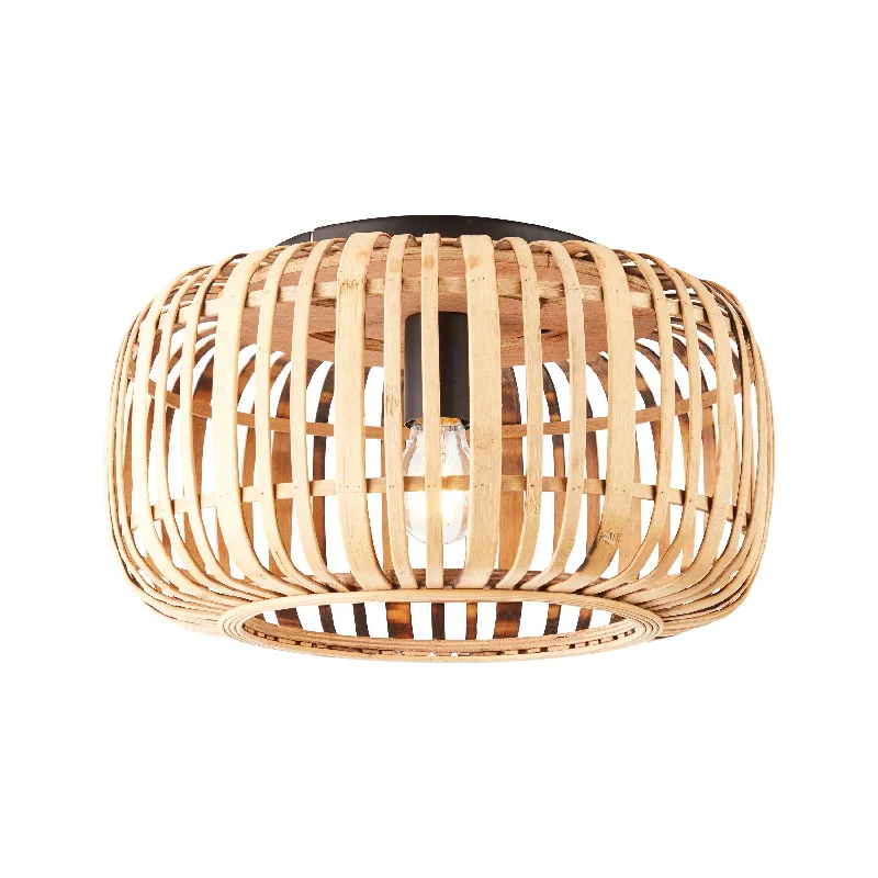 Dimmable Floor Lamp for Adjustable Lighting AmbianceEndon Mathias 1 Light Bamboo Cage Ceiling Flush Dimmable Floor Lamp for Adjustable Lighting AmbianceEndon Mathias 1 Light Bamboo Cage Ceiling Flush