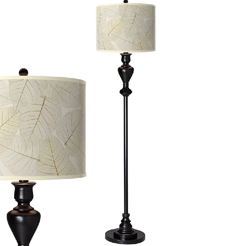 Rustic Farmhouse Style Floor Lamp for Cozy BedroomsFall Leaves Black Bronze Floor Lamp - 13" x 58" Rustic Farmhouse Style Floor Lamp for Cozy BedroomsFall Leaves Black Bronze Floor Lamp - 13" x 58"