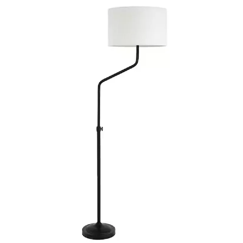 Metal Floor Lamp with a Matte Black Finish for a Sleek LookFloor Lamp in Blackened Bronze - 16" x 67" Metal Floor Lamp with a Matte Black Finish for a Sleek LookFloor Lamp in Blackened Bronze - 16" x 67"