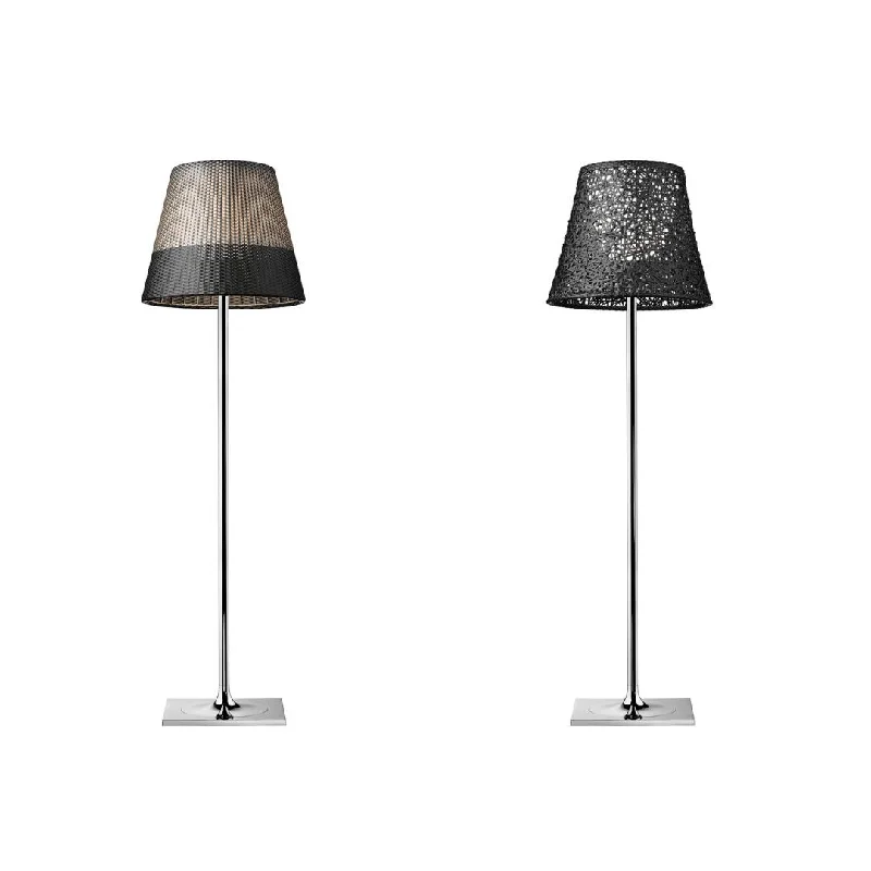 Glass Floor Lamp with Frosted Shades for Soft Diffused LightFlos KTribe Outdoor Floor Lamp