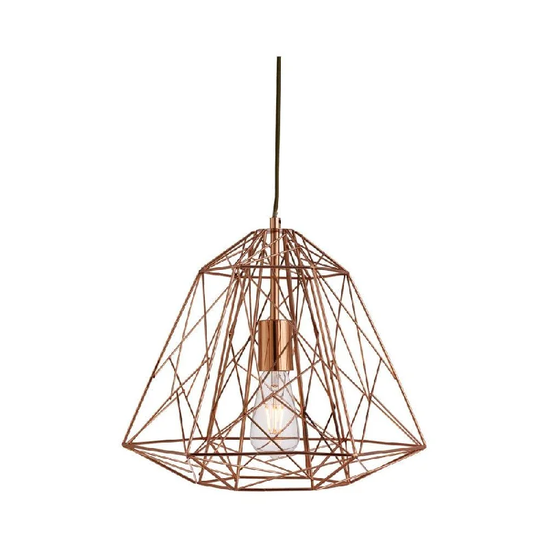 Bohemian Inspired Floor Lamp for Eclectic Home DecorGeometric Cage 1 Light Copper Frame Pendant Searchlight Bohemian Inspired Floor Lamp for Eclectic Home DecorGeometric Cage 1 Light Copper Frame Pendant Searchlight