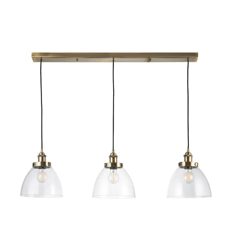 USB Charging Port Floor Lamp for Convenient Device ChargingEndon Hansen Linear Brass Ceiling Light by Endon Lighting