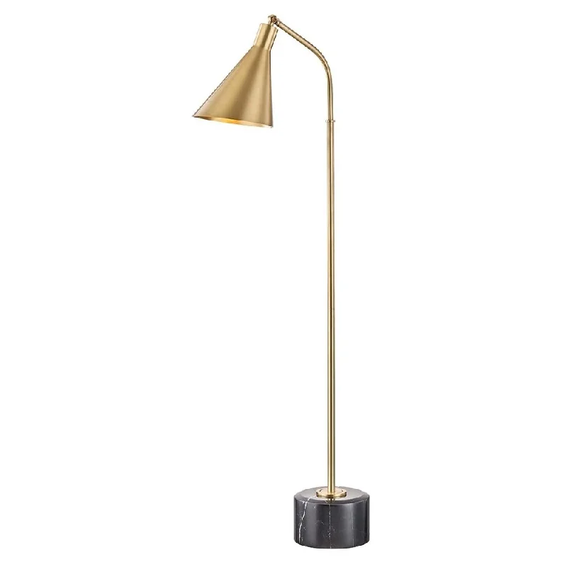 Metal Floor Lamp with a Matte Black Finish for a Sleek LookHudson Valley Stanton 1-light Aged Brass Floor Lamp, Aged Brass Metal Metal Floor Lamp with a Matte Black Finish for a Sleek LookHudson Valley Stanton 1-light Aged Brass Floor Lamp, Aged Brass Metal
