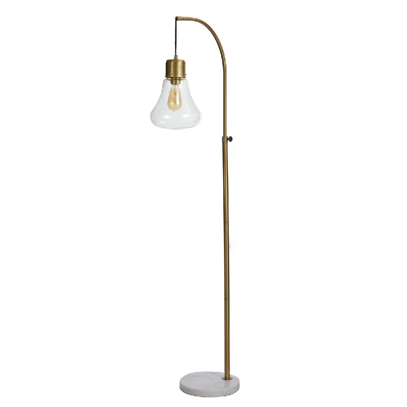 Fabric Floor Lamp with a Linen Shade for a Relaxed AestheticLexi Floor Lamp with Clear Glass Shade Fabric Floor Lamp with a Linen Shade for a Relaxed AestheticLexi Floor Lamp with Clear Glass Shade
